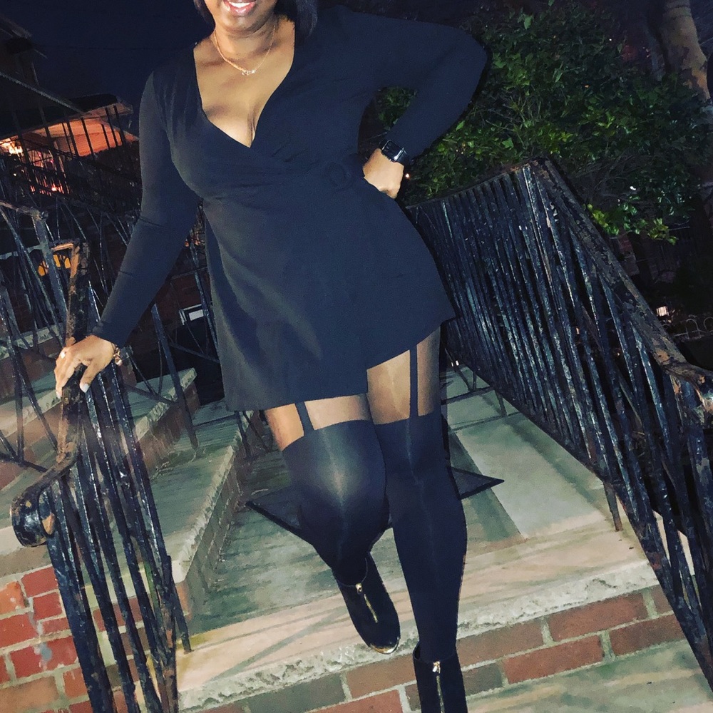 Black romper/Skort